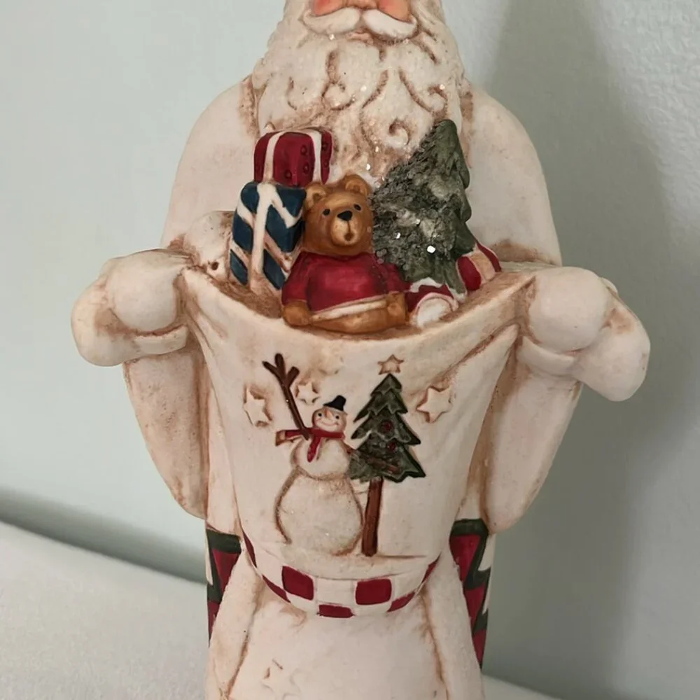 St. Nicholas Square Father‎ Christmas Figurine Christmas Decor Holiday Santa